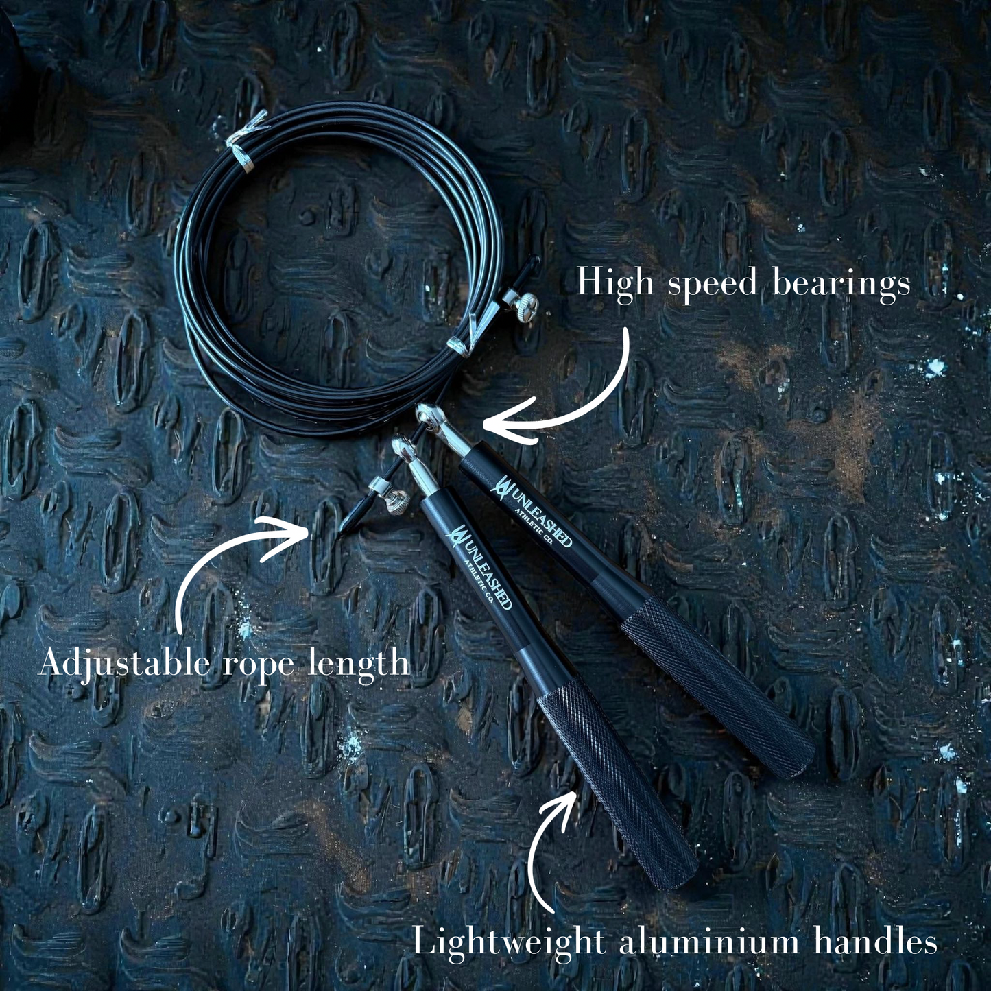 Unleashed Athletic Co. Speed Rope.