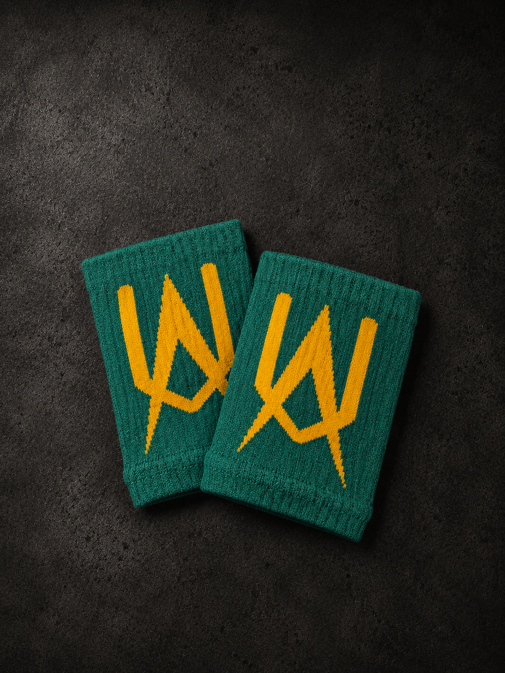 Sweat Bands - Green/Orange
