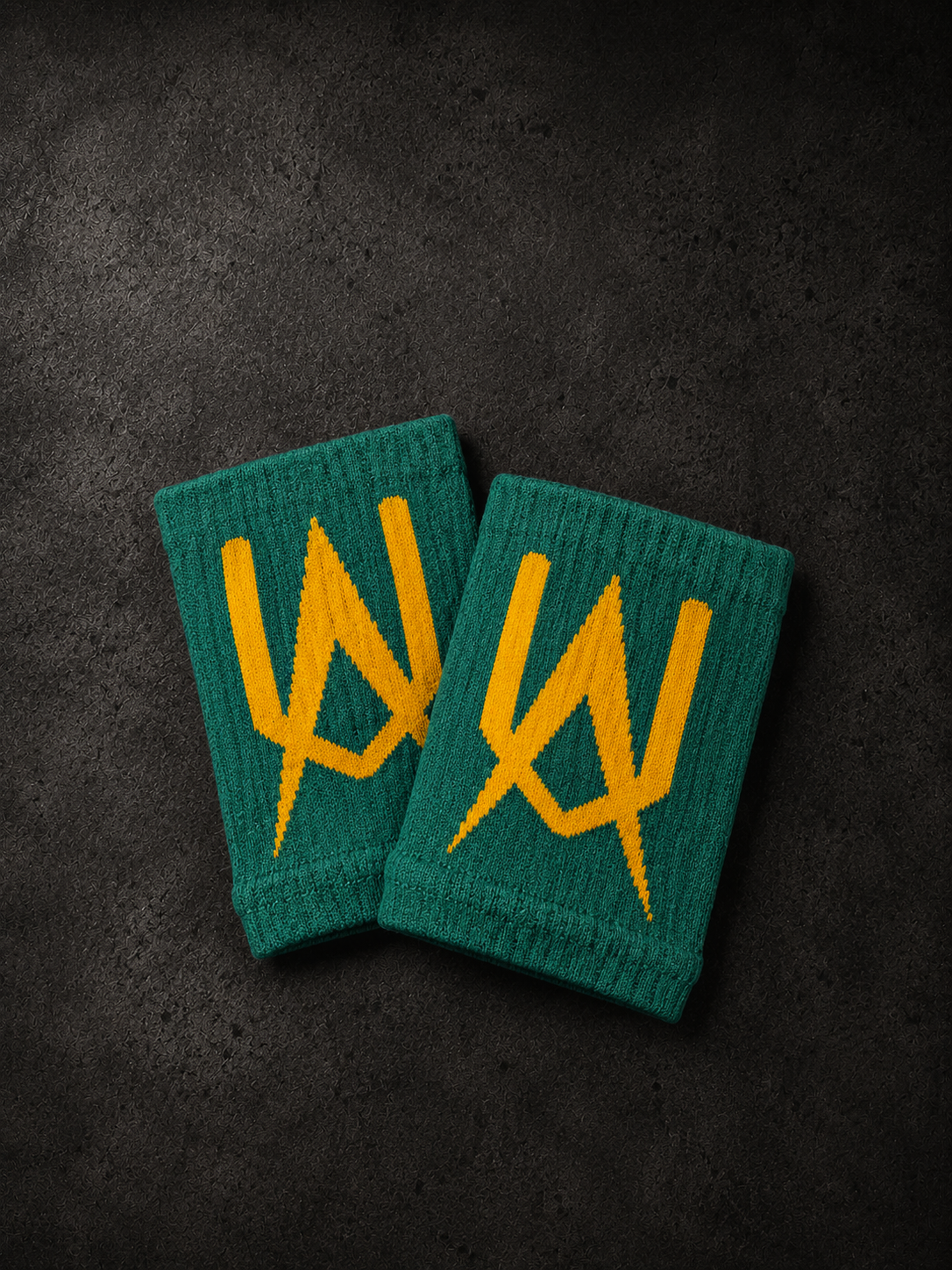 Sweat Bands - Green/Orange