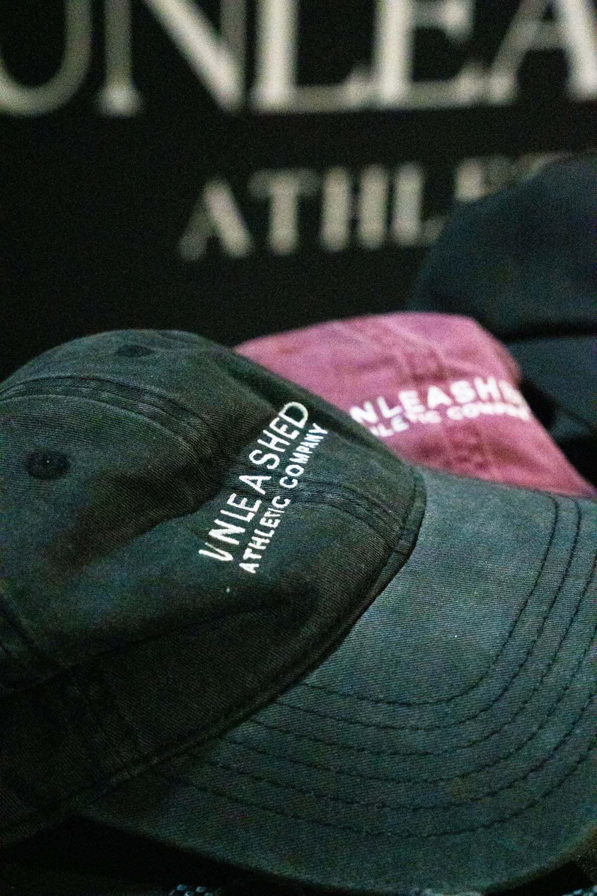 Distressed Baseball Cap - Acid Wash Pink