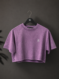 Unleashed Purple Crop Top