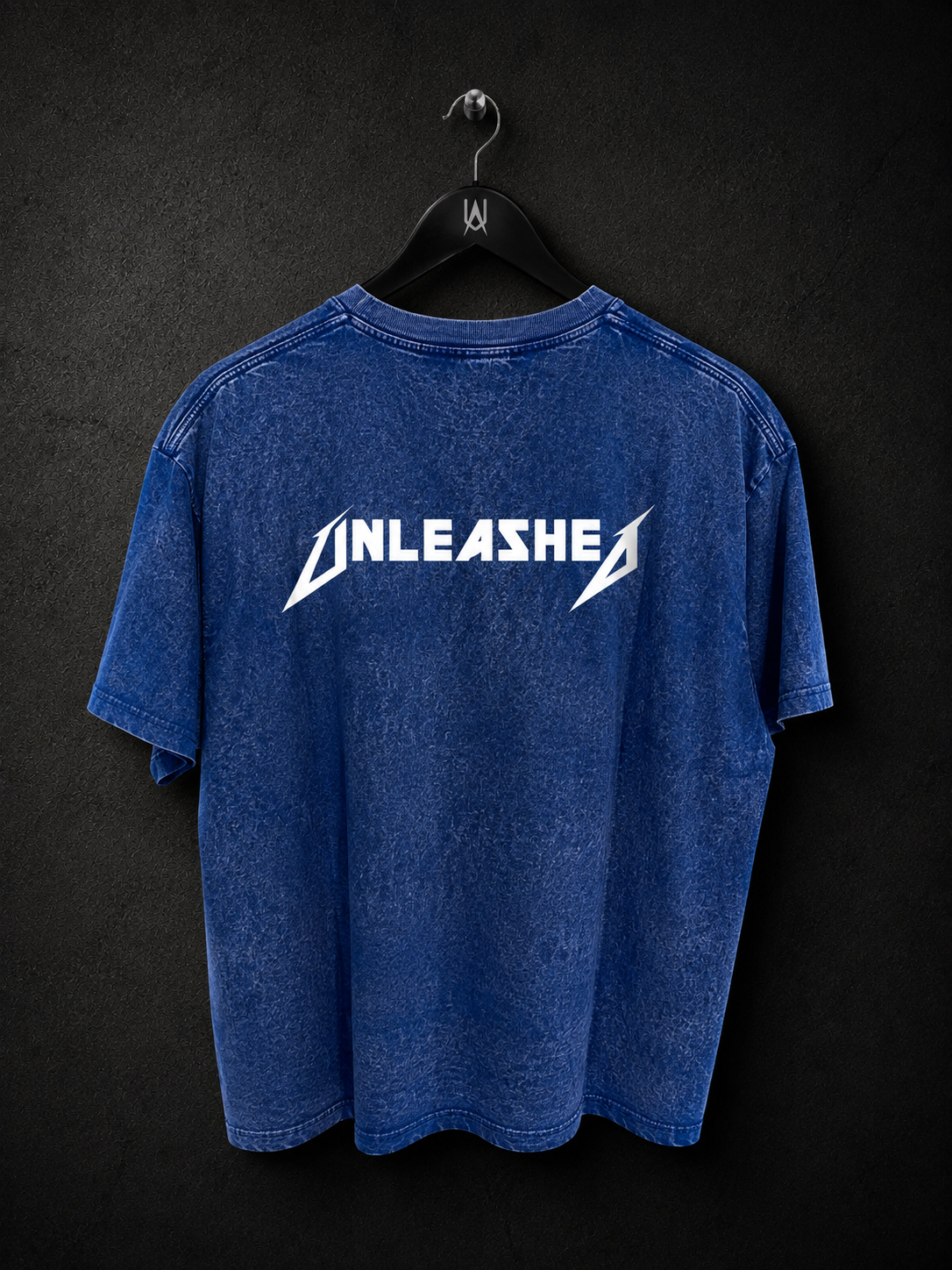 Oversized Blue Metal Tee