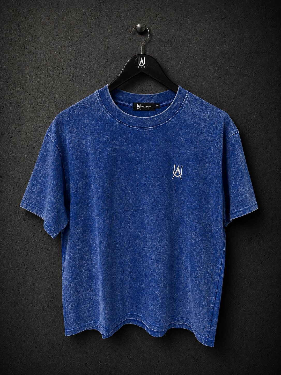 Oversized Blue Metal Tee