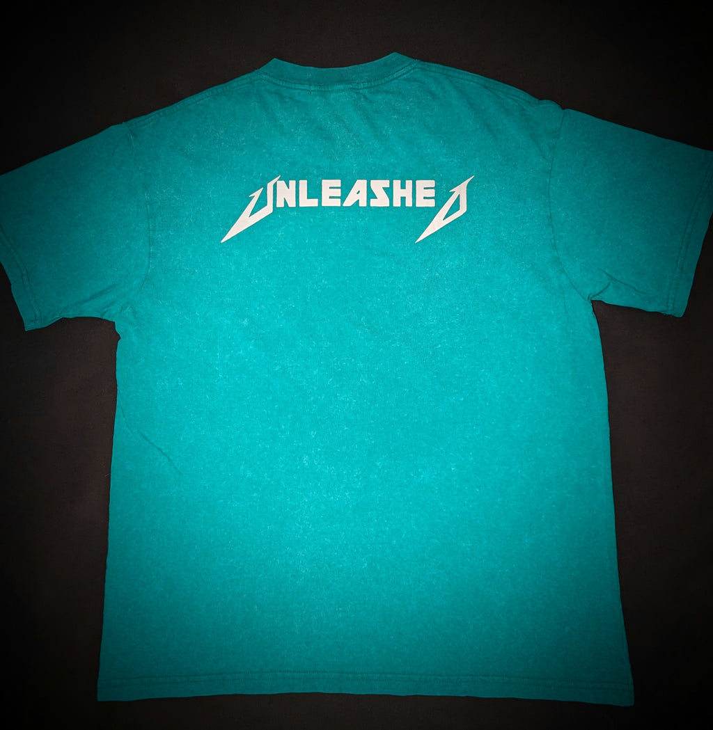 Oversized Green Metal Tee
