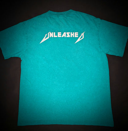 Oversized Green Metal Tee