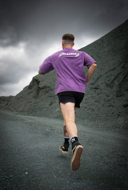 Oversized Metal Purple Tee